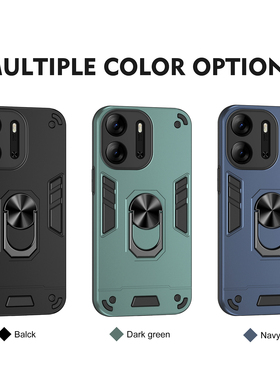 适用于传音INFINIX TECNO CAMON POP7Pro手机壳SPARK GO 2023磁吸支架指环POP7全包边防摔硬壳保护套军事级