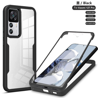 适用于小米12T手机壳小米12TPro/Redmi K50壳膜一体小米12/12Lite透明小米12X全包屏幕小米12Pro双面保护套