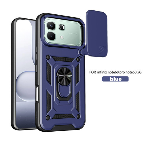 适用于传音infinix Note 60 pro/Note 60 5G国外推窗护眼手机壳指环支架护甲防摔加厚军士级保护套