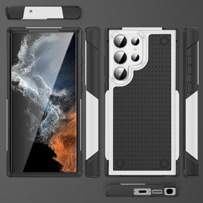 适用于三星Galaxy S23Ultra/S25Ultra手机壳三星S24Ultra/S22ULTRA/S21ULTRA加厚军士级防摔防震保护套二合一