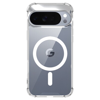 强磁吸适用于谷歌Google Pixel 11ProXL四角防摔Pixel 10ProXL手机壳Pixel 9ProXL无线充出口级防摔透明