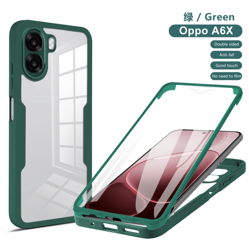 壳膜一体手机壳适用于OPPO A6X 4G国际版全包边OPPO A6X 5G国外版保护屏幕防摔硬壳简约高级图片