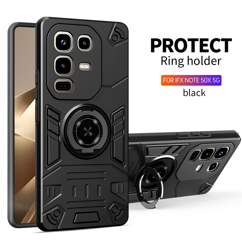 适用于Motorola MOTO EDGE 60 PRO 5G手机壳旋转指环支架加厚防摔多功能车载磁吸二合一五侠者保护套