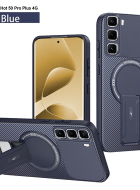 适用于传音TECNO Spark go 2024/pop8/spark20/spark20c/smart8/INFINIX hot40i支架手机壳磁吸无线充