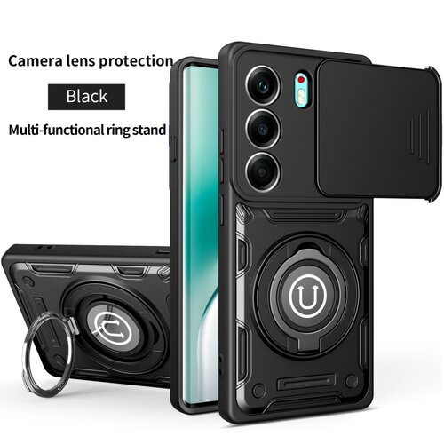 推拉窗护镜手机壳适用于TECNO CAMON 40 4G国外旋转支架车载磁吸加厚防摔海外出口级保护壳