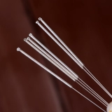 Профессиональная серебряная игла, хвостик, ухочистка для ушей