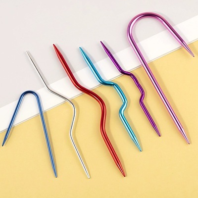 U型麻花针弯针编织工具套装