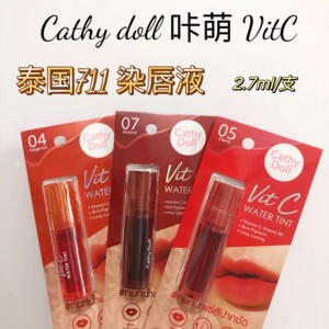 泰国Cathy doll咔萌VitC染唇液口红不掉色持久唇釉彩油保湿不脱色