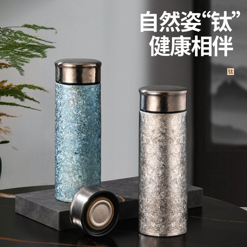 内外纯钛保温杯男女迷你小巧便携