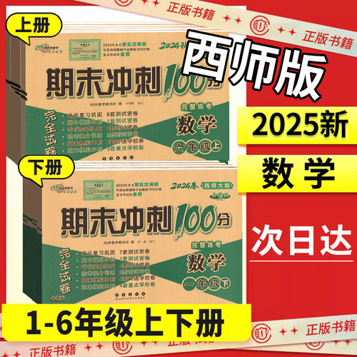 2025新版期末冲刺100分西