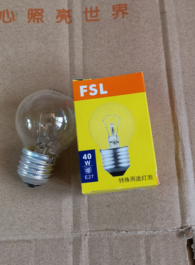 佛山FSL钨丝灯蜡烛形尖泡15w25W40W55W可调光E27大口E14小口暖光