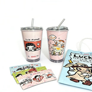 瑞幸泡泡玛特Zsiga超大PP杯改造DIY配件304不锈钢内胆杯子外壳盖