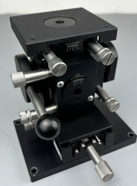 CA-S20D 线性扫描机 相机用4轴微调夹具 手动微调云台