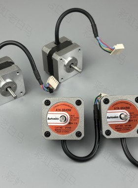 A1K-S543W 五相步进电机 进口马达 电流0,75A 带后出轴