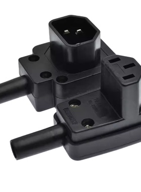 台湾进口RLEIL2231-A品字接线插头90°2233电脑机箱PDU接口IEC320