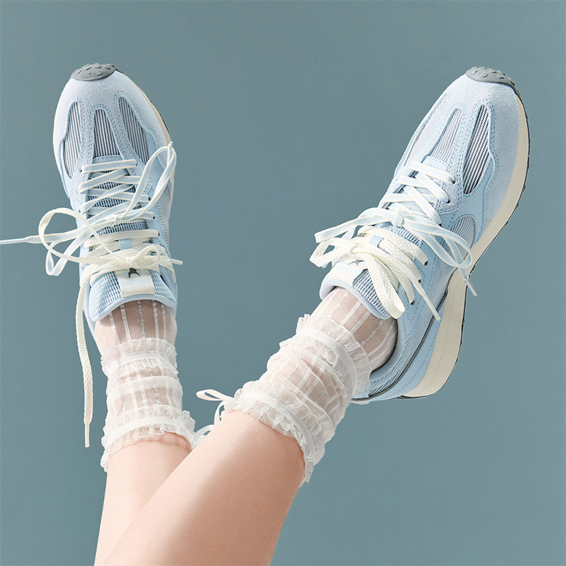 361酥饼女鞋2026夏季新款运动鞋女复古休闲鞋子薄款透气板鞋女