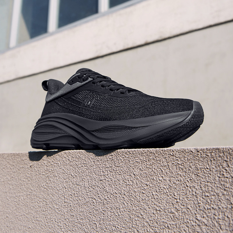 361运动鞋男款秋季男鞋网面休闲网鞋厚底缓震增高灰色跑步鞋男士