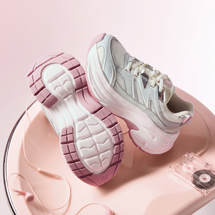 361复古女鞋2026春季新款运动鞋女款厚底增高休闲鞋老爹鞋子女士