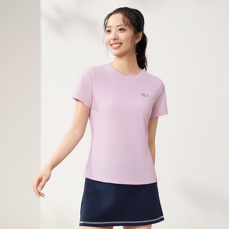 361短袖运动T恤2026夏季新款透气速干凉爽圆领短T女款舒适上衣T恤