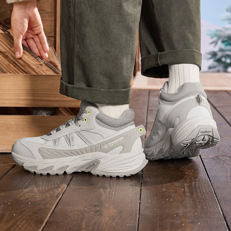 燎原361运动鞋男鞋冬季加绒保暖大棉鞋户外防水防滑休闲老爹鞋子