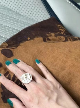 【绿宝石】手工穿戴美甲湖绿色玻璃珠猫眼显白短款高级2025新款