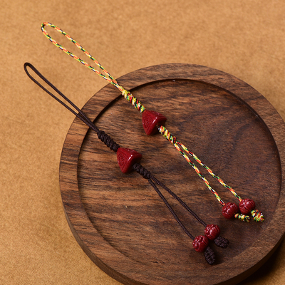 手工编织金刚结红绳钥匙扣男女简约创意书包汽车钥匙挂件情侣饰品