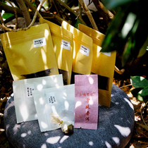 Six tea samples for trial drinking in 2020, limited to one for each person