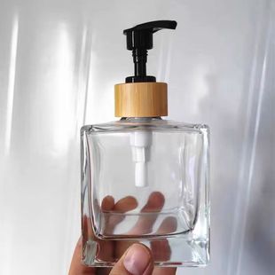 玻璃乳液瓶分装瓶按压式沐浴露洗发水洗手液空瓶洗衣液按压瓶