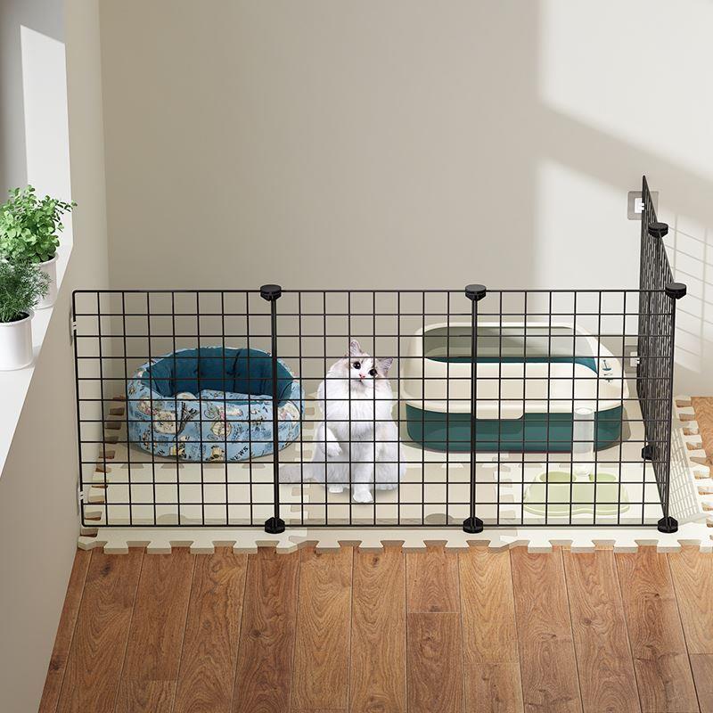 Foldable Pet Playpen Iron Fence Puppy Kennel dog cage