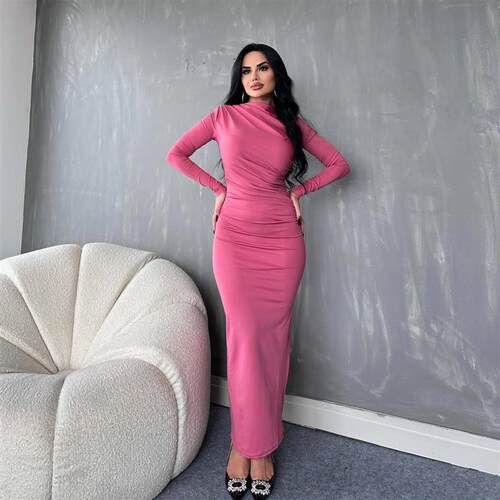 New Long Sleeve Sexy Long Dress Womens Dress