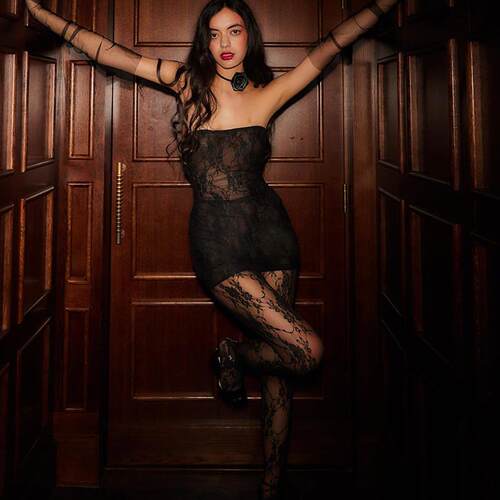 Solid Sleeveless High Waist Dress Set 纯色无袖高腰连衣裙套装