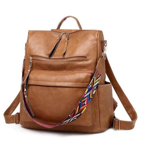 Fashion pu Leather Ladies Backpack Women Girls Shoulder Bag
