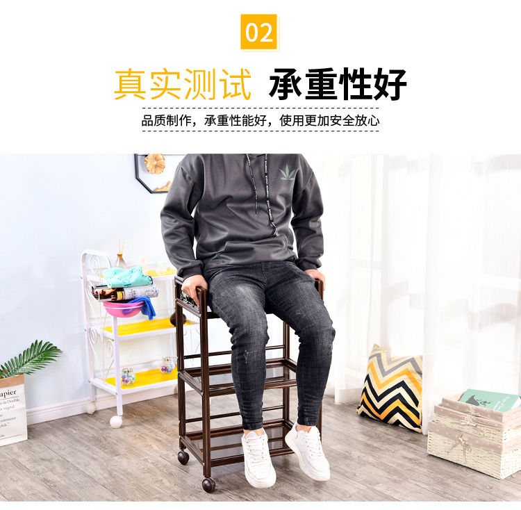 美容院小推车专用美容推车火罐置物架理发店工具车纹绣美甲收纳车
