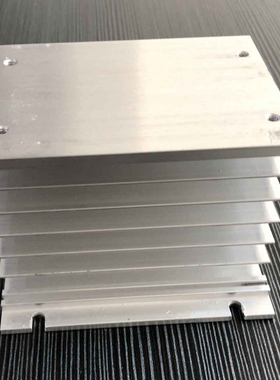 正沪工集团散热器T-80白色SSR固态继电器散热片T型散热座80X80X70