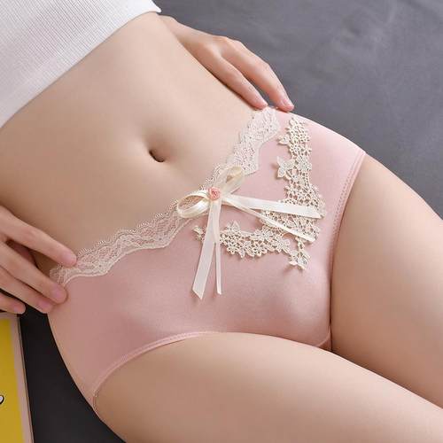 薄款纯欲收腹少女生透气提臀短裤纯棉裆内裤女中低腰性感无痕大码