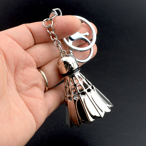 戴若羽毛球钥匙扣挂件定制礼品