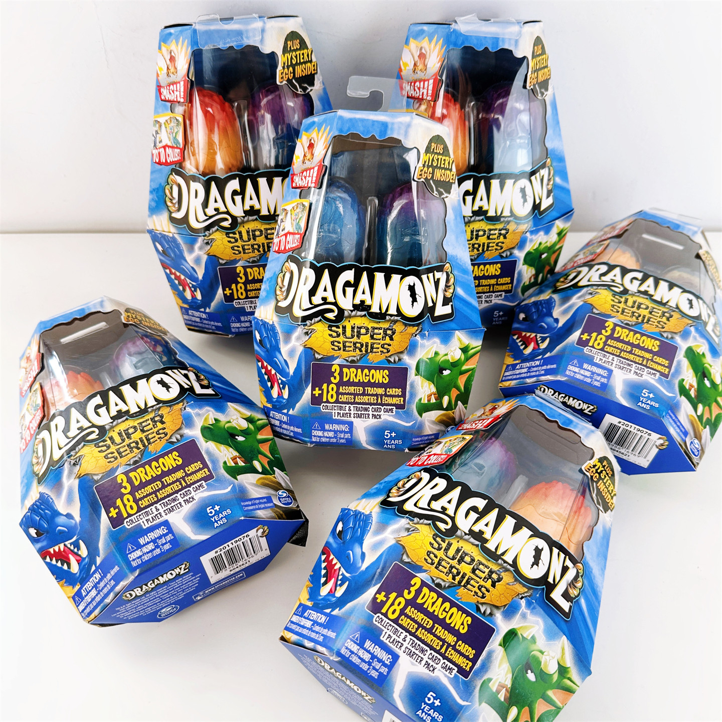 出口dragamonz龙怪盲盒蛋孵化迷你恐龙玩具惊喜卡牌收藏对战游戏