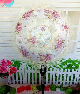 两件包邮电扇罩落地电风扇布艺蕾丝防尘罩套儿童防夹护手安全罩套