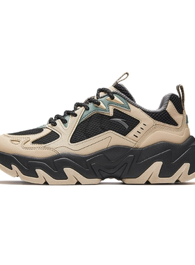 安踏磐石潮流撞色复古休闲男舒适软底老爹鞋运动鞋加绒112548856