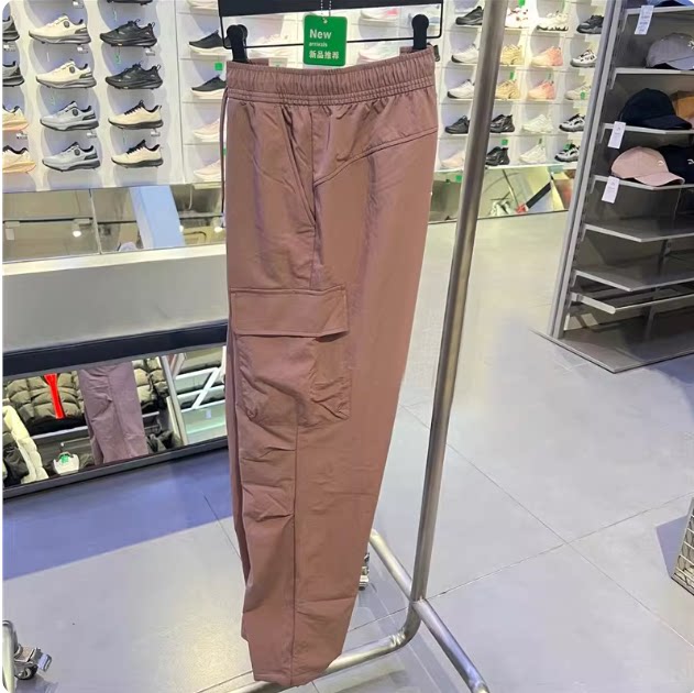 安踏2026春季新款防风直筒裤宽松阔腿裤休闲女孩工装裤162617504