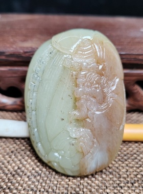 钟馗小手把黄口和田玉