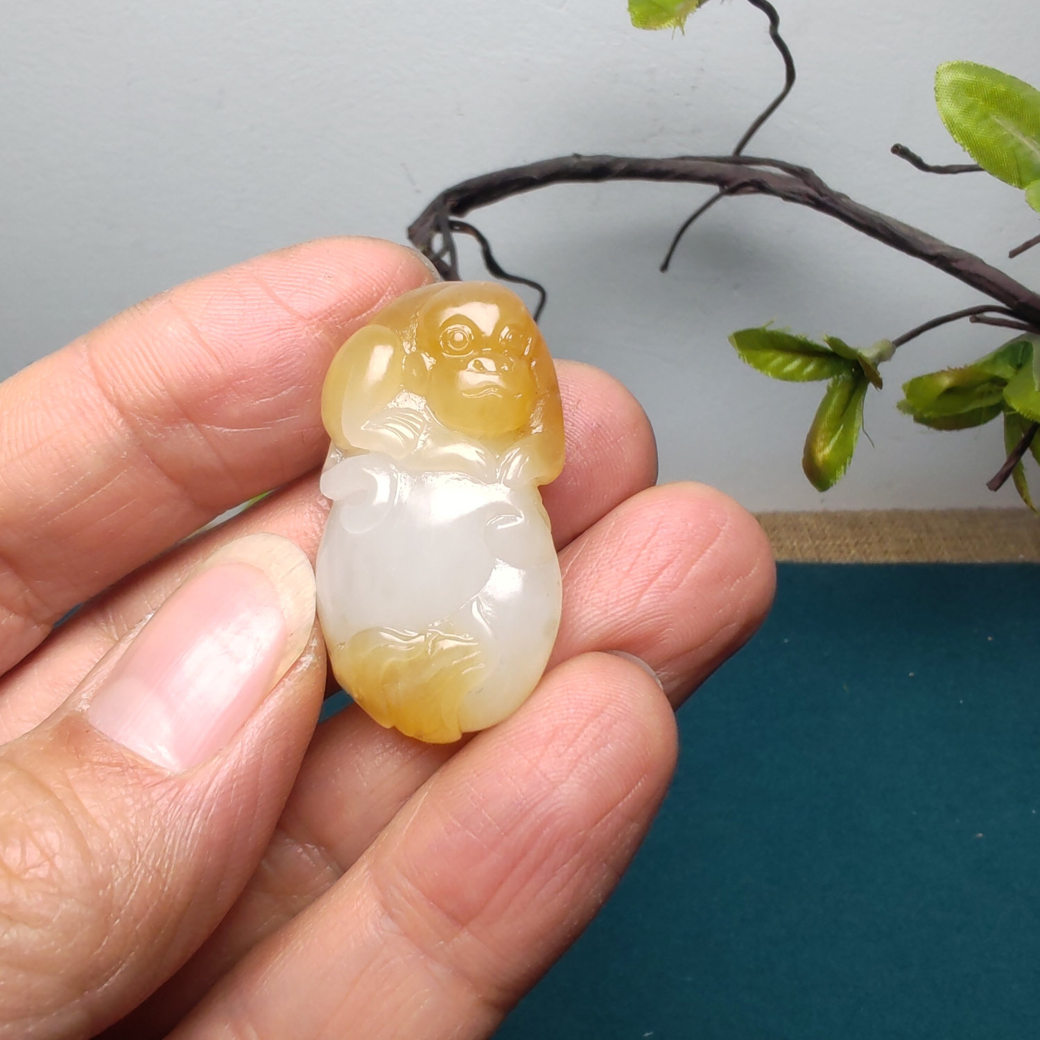 和田玉糖白玉猴子桃子吊坠挂件苏工高档精品保真男女国风灵猴献寿,珠宝/钻石/翡翠,颈饰,淘宝优惠券,粉丝福利购,淘宝优惠卷