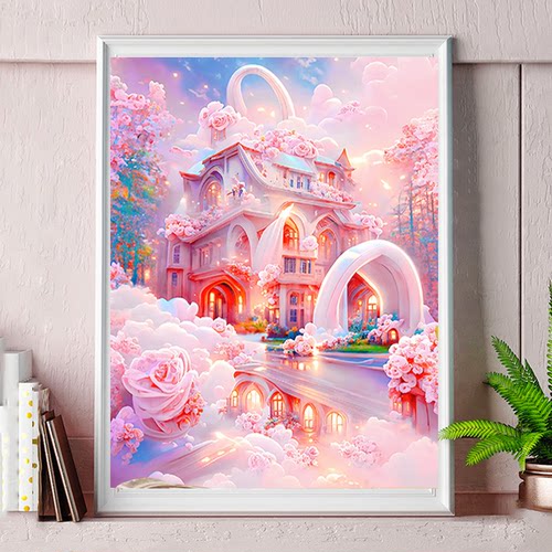 qita钻石画风景钻石画