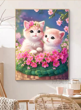 钻石画十字绣钻石绣手工diy贴画