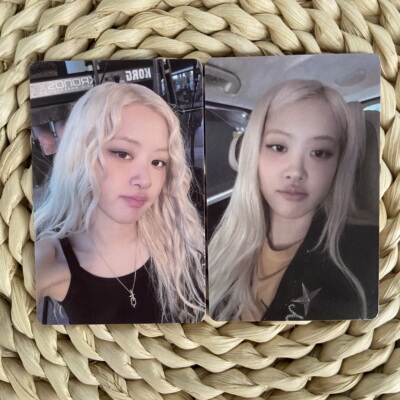 BLACKPINK朴彩英yg预售特典小卡
