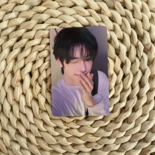 TWS 韩振yzy北京签售小卡 捂嘴巴眨眼 手绘卡背 专辑周边卡