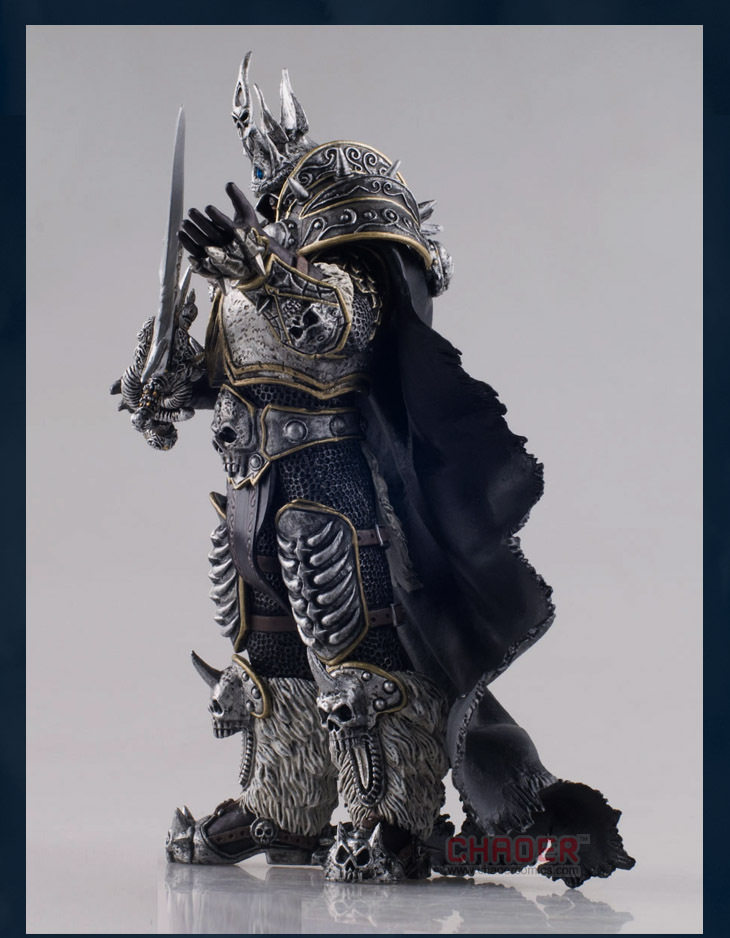 动漫模型魔兽世界DC7代巫妖王-阿尔萨斯死亡骑士盒装游戏手办包邮