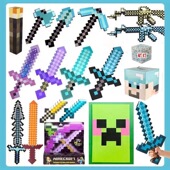 变形剑镐 我 弓箭 发光钻石剑 重力感应声光音效 世界玩具武器