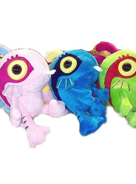 魔兽世界 WOW周边 鱼人宝宝 蓝色绿色粉色三色 毛绒玩具/公仔包邮