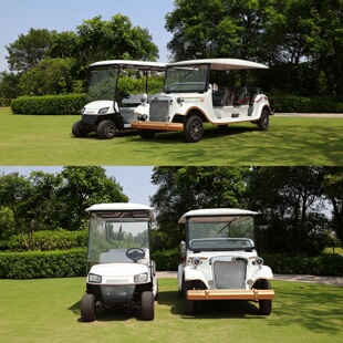 电动观光车老爷车电动高尔夫景区民宿酒店售楼处接游客巡逻摆渡车